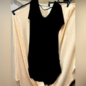 NWT 2XL black maxi dress top